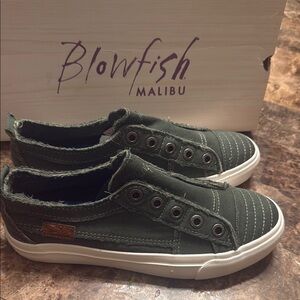 Blowfish‎ Dark Green Slip-On Sneakers